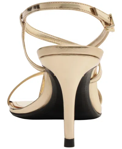 Schutz Women Azure Mid Stiletto Heel Dress Sandals In Silver