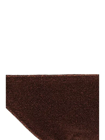 Oseree Oséree Lumière Triangle Bikini Set In Brown