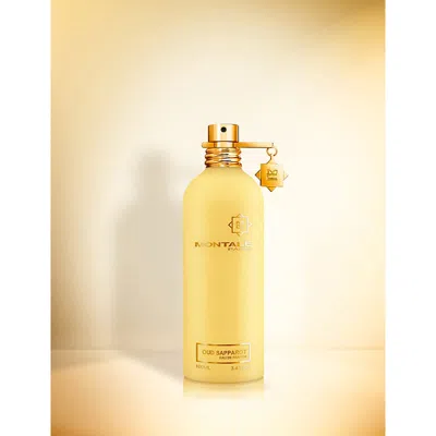 Montale Womens Oud Sapparot Eau De Parfum 100ml In Transparent