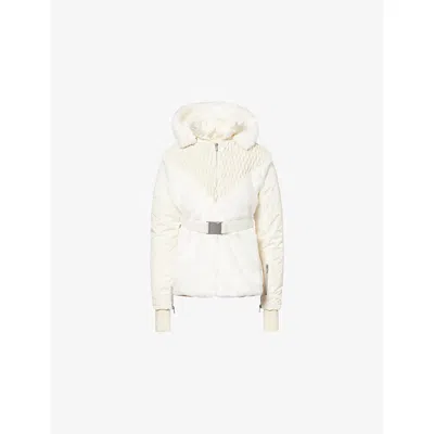 My Sunday Ski Womens Creme Ski-let Ski Jacket In Neutral