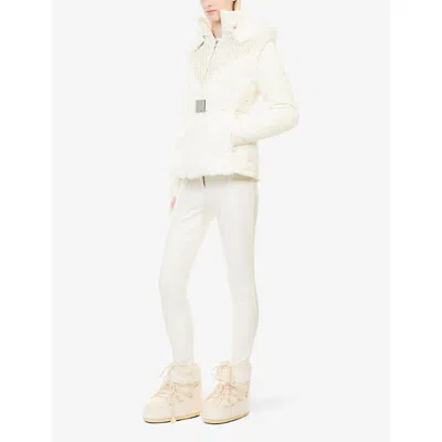 My Sunday Ski Womens Creme Ski-let Ski Jacket In Neutral