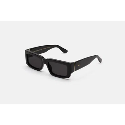 Retro Super Future Womens Notte Black Rectangle-frame Acetate Sunglasses In Black