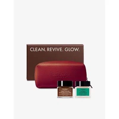 Skin Design London Clean Revive Glow Set Worth £350 In Transparent