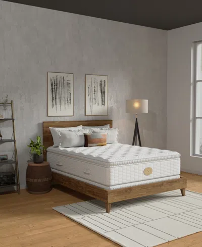 Shifman In Bloom 18" Plush Pillow Top Mattress, Queen In White