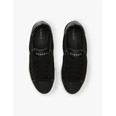 Numeris Mens Black Eclipse Suede Trainers Eur 40 / 6 Uk In Black