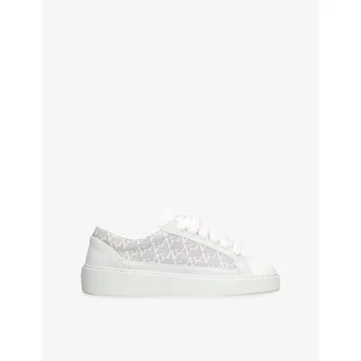 Numeris Mens Grey/light Signet Canvas Trainers Eur 41 / 7 Uk In Gray