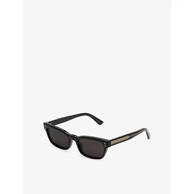 Retro Super Future Womens Black Marni Floosa Square-frame Acetate Sunglasses In Black