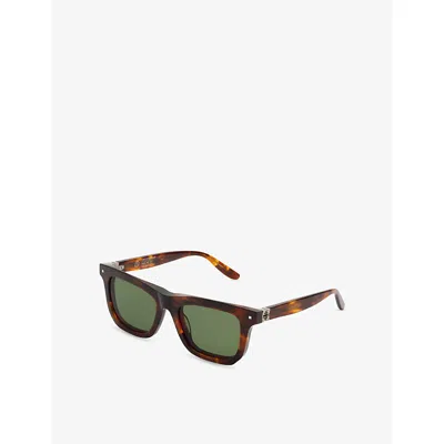 Retro Super Future Womens Tabacco Gonzalo Square-frame Acetate Sunglasses In Brown