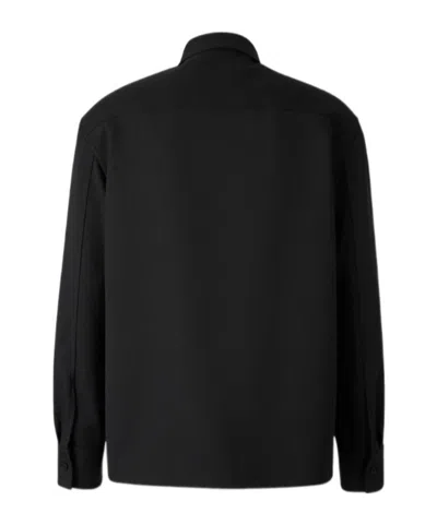Jil Sander Straight Plain Jacket In Black