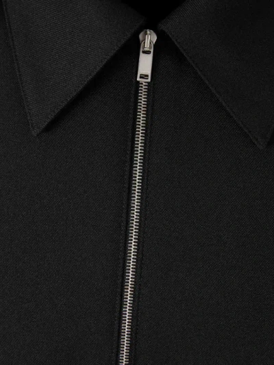 Jil Sander Straight Plain Jacket In Black