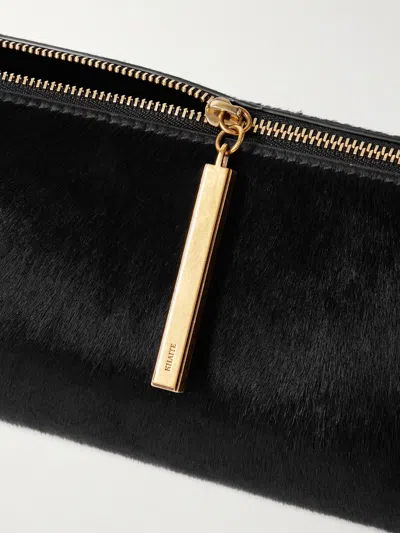 Khaite Kye Calf Hair Clutch In Black