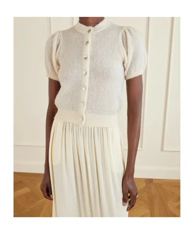 Doen Anisa Cardigan In White