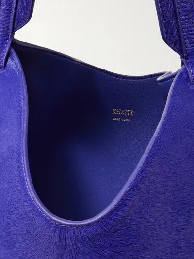 Khaite Lotus Mini Tote In Blue