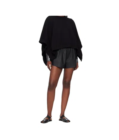 Mm6 Maison Margiela Logo Detailed Open-toe Slingback Sandals In Black