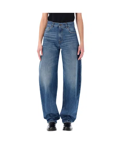 Haikure Women Blue Denim Jeans In Blue