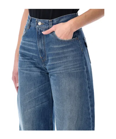 Haikure Women Blue Denim Jeans In Blue