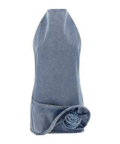 Magda Butrym Denim 10 Dress Dresses Light Blue In Blue