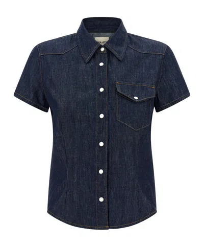 Khaite Cavazos Shirt In Blue