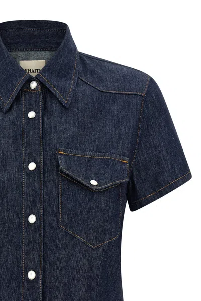 Khaite Cavazos Shirt In Blue