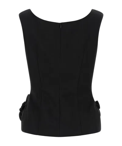Magda Butrym Crew Neck Vest In Black