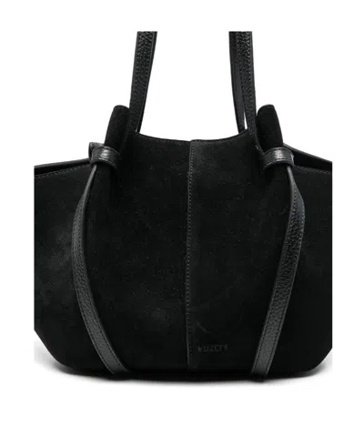 Yuzefi Patchwork Design Single-shoulder Bag In Black