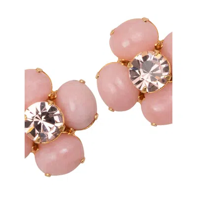 Jennifer Behr Flower-shaped Stud Earrings In Pink