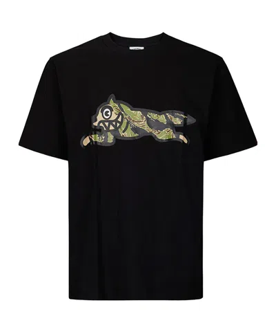 Icecream Running Dog Graphic T-shirt In Black