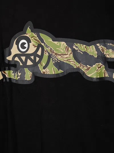 Icecream Running Dog Graphic T-shirt In Black