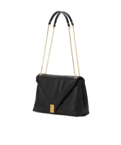 Lanvin Arpege Concerto Shoulder Bag Chain Strap In Black