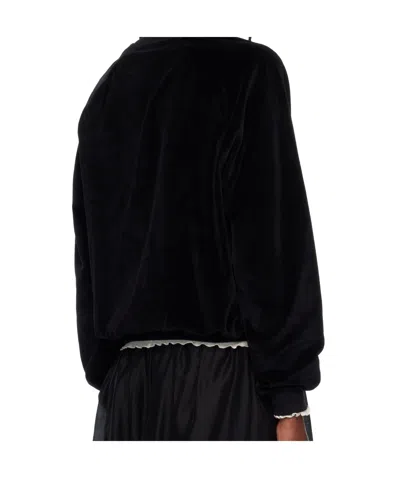 Baserange Crew Neck Sweatshirt In Black