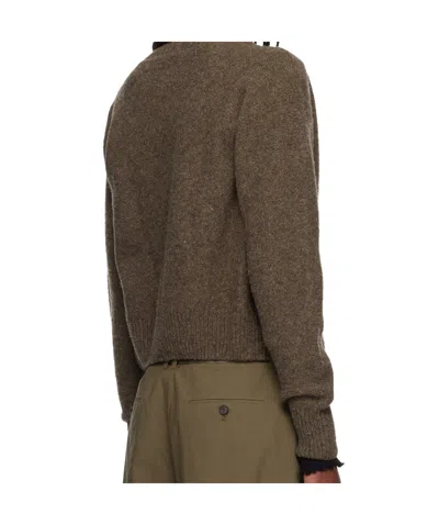 Baserange Long-sleeved Cardigan In Green