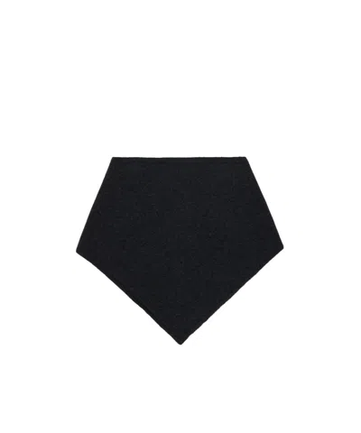 Paloma Wool Knotted Wool Scarf In Black