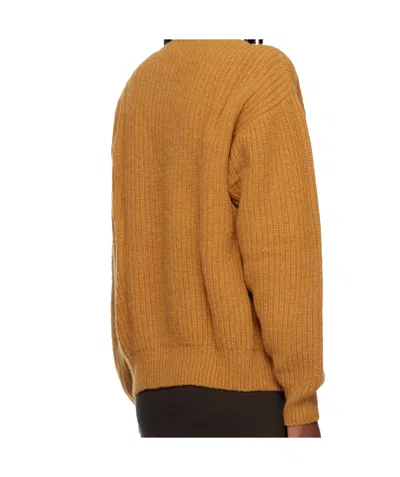 Baserange Long-sleeved Cardigan Sweater In Brown