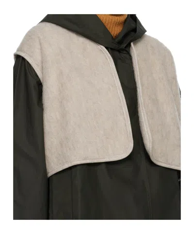 Baserange Taupe Capas Vest In Gray