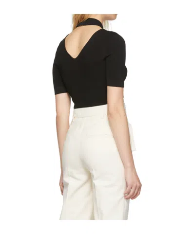 System Rayon T-shirt In Black