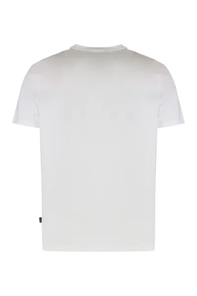 7 For All Mankind Set Of Three Cotton T-shirts In Multi