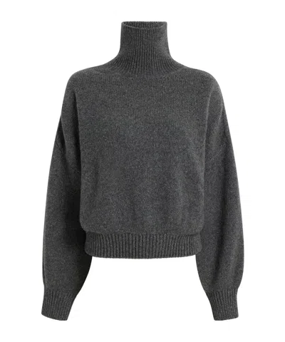 Khaite Willem Cashmere Sweater In Gray