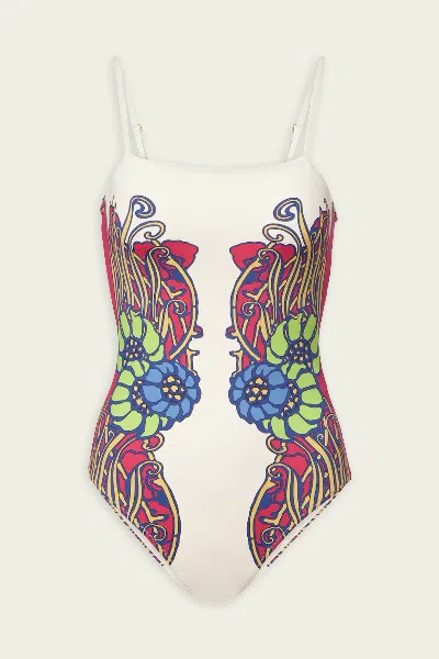 La Doublej Elle Swimsuit In Lemuria Placee In Multi