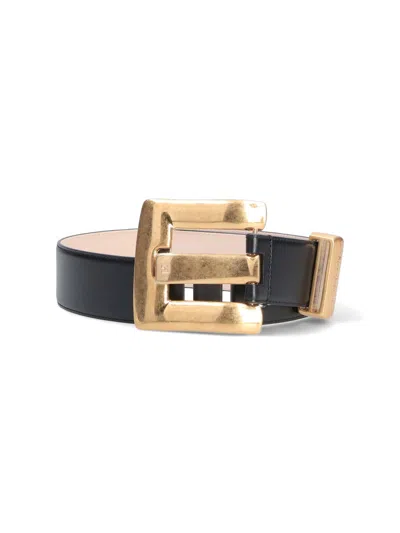 Balmain Belt "p-belt" In Black