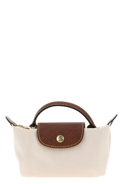 Longchamp 'le Pliage Original' Clutch In Sand