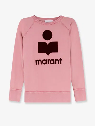 Isabel Marant Étoile Milly Ny Biologic Coton Sweatshirt In Pink