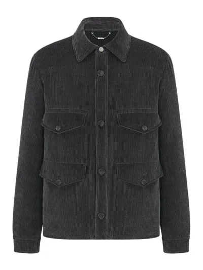 Dior Icons Cotton And Cashmere Corduroy Saharian Jacket In Gray