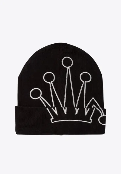 Stussy Cuff Crown Beanie In Black