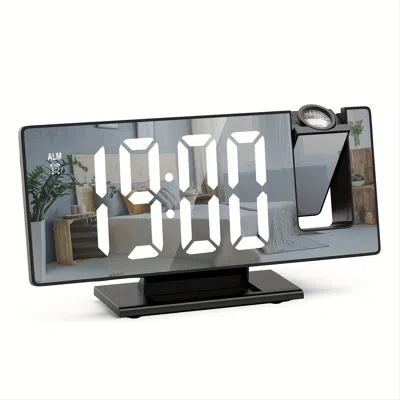 Padway 1pc Digital Alarm Clock; Digital Clock For Bedroom With Large Led Screen In Multi