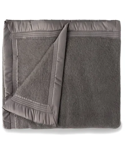 Poyet Motte 700 Gsm Aurora Heavyweight Wool Blanket In Gray