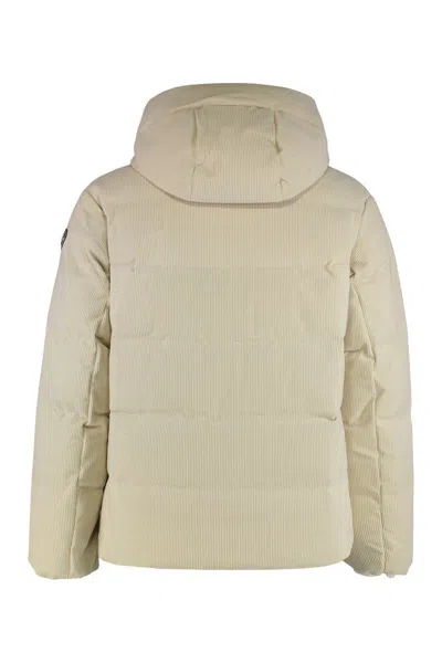 Fusalp Velvet Puffer Jacket Atila In Neutral