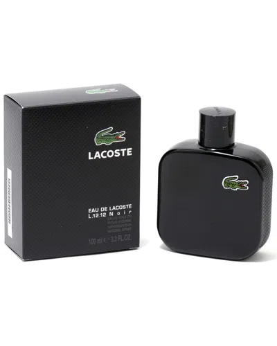 Lacoste Noire 3.3oz Eau De Toilette Spray In Black