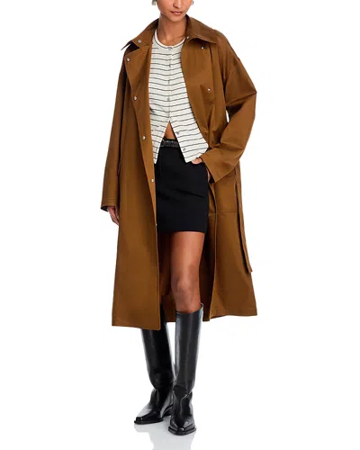 Rag & Bone Rue Trench Coat In Brown