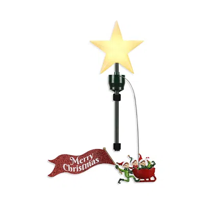 Mr. Christmas Elves Animated Tree Topper In Multi