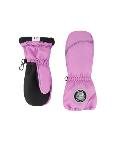 Deux Par Deux Girls' Winter Mittens Play - Baby, Little Kid, Big Kid In Purple